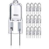 12-pcs 50w Gy6.35 / G6.35 Halogen Dimmable, 12v Bi-pin Base T4 G6.35 820lm