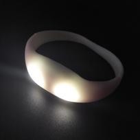 10 vnt. LED mirksintis apyrankė, šviečianti apyrankė ant riešo, valdoma balsu, aktyvuojama muzika, garso LED apyrankė, šviečianti tamsoje, vakarėliui 10pcs balta