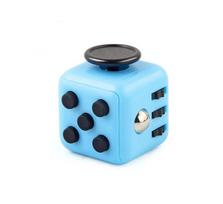 Creative Solid Color Fidget Dice handheld cube Release Stress Autism Anxiety Adult Kids Relief Anti-Stress finger children toys white