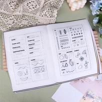Diy Stitch Book Embroidery Stitch Book Sewing Book Embroidery For Beginners Adult Embroidery Study Supplies gray