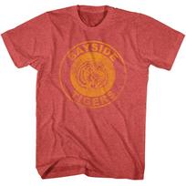 Saved by the Bell Bayside Tigers Face Emblem Men T Shirt High School Zack Top XXXL brown