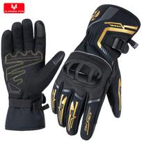 Winter Waterproof Motorcycle Gloves Windproof PVC New Motocross Riding Gloves Touch Screen Technology Protective Winter Gear L auksas