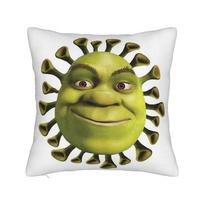 Shreks Smile Pillowcase Polyester Cushion Cover Decor  Pillow Case Cover Home Drop Shipping Xcm 50cmx50cm(20x20Inch)