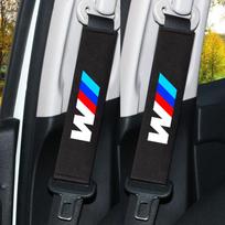 Automobilinė galvos atramos pagalvėlė kaklui, saugos diržo apsauga nuo įbrėžimų ant peties, automobilio dekoracija BMW E90 E60 E70 5 3 M3 M5 X5 X6 Z4 E46 E72 black