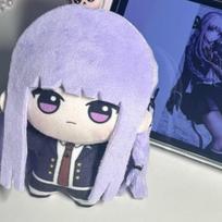 10Cm Danganronpa Plush Doll Keychain Kirigiri Kyoko Nanami Chiaki Keyring Cosplay Plush Stuffed Doll Body Cartoon Props Gift