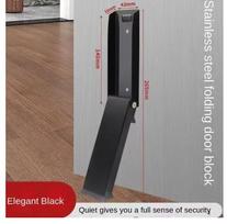Sturdy Metal Safety Door Blocker Anti‑collision Windproof Gate Blocker Heavy Duty Door Gap Stopper Non‑slip Door Stop for Daily