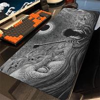 Guts kardas Berserk pelės kilimėlis Žaidimų pelės kilimėlis PC priedai Klaviatūros kilimėlis Stalo apsauginiai kilimėliai Anime Berserk Greičio pelės kilimėliai 30cmx60cm gray