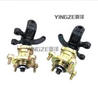ATV GO KART KARTING UTV Buggy Disc Brake Steering Knuckle With 8.8cm Wheel Flange Hubs black