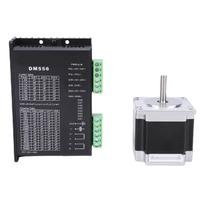 Nema23 Stepper Motor Driver Kit 126N.cm 2.8A 56mm 23HS5628 Stepper Motor and DM556 2 Phase Driver for Engraving Machine