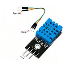 DHT11 Temperature Humidity Sensor Module Single-Bus Adjustable Customizable Cable for Hobbyist DIY Electronic Experiment Projects A3