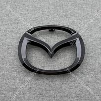 Plastikinis automobilio priekinės bagažinės emblema Mazda 6 logotipas Ženklelis 3D kėbulo Ryškiai juoda Pakeičiama lipdukas Galinės uodegos atnaujinimo apdaila gray