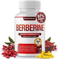 Berberine Women's Berberine HCl 1800mg 90 Capsules High Dose Made in the USA 1 pcs 90 Tablets