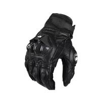 Motorcycle Gloves Afs6 Afs10 Afs18  Security Protection Windproof  Motocross Mittens Touch Screen Men's Leather Motorbike Glove XL black