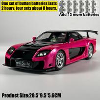 JDM 1:24 Mazda RX-7 RX7 FD3S VeilSide Fortune Fast & Furious: Tokyo Drift Alloy Metal Diecast Model Car Collectibles Hobby Gifts