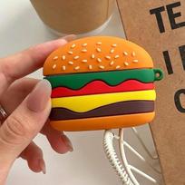 Creative Hamburger Silicone Earphone Case For Airpods 4/5 Pro/Pro2  Pro3 Wireless Bluetooth Headphone Anti-scratch Protection Shell For Airpods 5