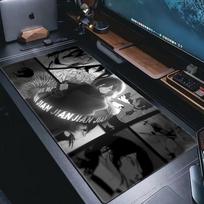 Kawaii Anime Girls Reze Xxl Mouse Pad 900x400mm Comic Style Chainsaw Man Desk Mat Nonslip Speed Keyboard Pad For Laptop Gamer 800x300x2mm gray