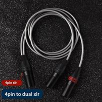 4.4 3.5 2.5mm male to dual 3 pin xlr balanced for zx300a nw wm1A hiby fiio lriver Microphones Speakers Sound Consoles Amplifier