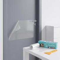 Apsauginė plėvelė nuo įbrėžimų, permatoma plėvelė durims, prieangiams, katėms, šunims gray