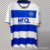 QPR 2026-2027 Home Away Third Kit Fan Version Short Sleeve Soccer Jersey Men Adult Sportswear Small blue