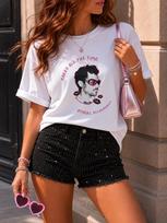 Harry Styles Inspired T-Shirt - Harry All The Time. M brown