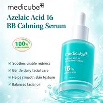 medicube AZELAIC ACID 16 BB SOOTHING SERUM 30ml, Even Tone, Control Sebum, Mild Care, K-Beauty, Korean Cosmetics, Korean Skincare 30ml blue