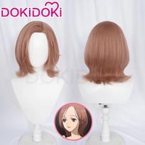 Komatsu Nana Wig Anime NANA Cosplay Wig DokiDoki Women Short Brown Heat Resistant Wig Nana Cosplay Free Cap Halloween One Size brown