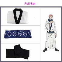 Anime Jujutsu Kaisen Ryomen Sukuna Cosplay kostiumas Japoniškas kimono Moterų Vyriškas Puošnus kostiumas Apranga Helovino karnavalinė uniforma L&Jujutsu Kaisen white