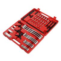 72pcs Gear Hub Puller Bearing Separator Set Professional Auto Repair Tool Universal for Pulleys Sprockets red