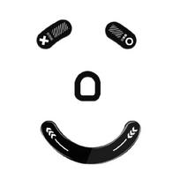 Precise Mouse Skates Glass Mouse Feet Stickers For DeathAdder Smooth Mouse Sticker Sliding Pad juoda