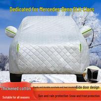 Mercedes GLK-Class Car Cover: Sunproof, Rainproof, Dustproof, Heat Insulating, Thick Outdoor Sunshade. Mercedes-Benz GLK-Class white