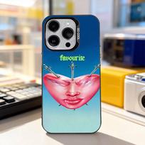 Fontaines DC Meilė Šaunus telefono dėklas iPhone 17,16,15,14,13,12,11,Pro,XS,Max,Plus,Mini,SE4,E Juodas Matinis Atsparus Smūgiams Dangtelis iPhone17air blue