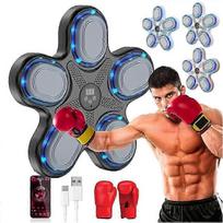 Smart Music Boxing Machine with Boxing Gloves, 9 Speeds Interactive Wall Boxing Bag Home Training Target for Adults Teens balta