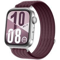 Nailono kilpos dirželis Huawei Watch Fit 5 4 3 laikrodžiui Patogus kvėpuojantis juostelė Huawei Fit 5 Pro/4 Pro sportiniam laikrodžiui Huawei Fit5/Fit5 Pro tvarto raudona spalva