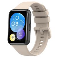 Silicone Band For Huawei Watch Fit 2 Active Original Strap Smartwatch Bracelet Wristband Correa For Huawei watch fit 2 Watchband for Huawei Fit 2 smėlis