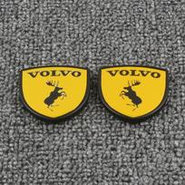 2 vnt./automobiliui skydas metalinis logotipas šoninė automobilio lipdukas dekoratyviniai priedai Tinka Volvo Rdesign Polestar AWD V50 S60 XC60 S80 XC40