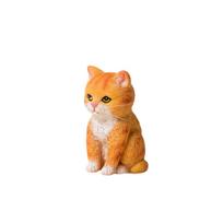 Tiger Spot Sitting Cat Pet Model Orange Cat Cat Decoration Cat Statues Figurines  Home Decoration Style 4