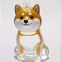 Transparent Dog Hair Storage Container Adorable Pet Keepsake Capsule Pendant With Key Ring for Pet Lovers DIY Memorial Keychain 1 pc beige