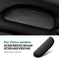 Sun Glasses Case For Volvo XC40 XC60 XC90 S40 S60 S90 V40 V90 Sunglasses Storage Holder Trim Interior Suede Accessories Blcak For Volvo black