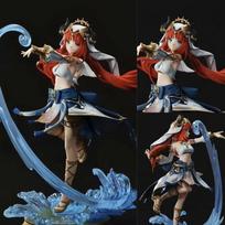 Genshin Impact Nilou Anime Figure Dance Of Sabzeruz Pvc Collectible Model Beautiful Girl Desktop Decor For Anime Collectors brown
