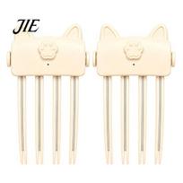 Hair Volumizer Clip 2Pcs Heated Volume for Roots, Rechargeable Volumizing Tool Fine Flat Hair, Cordless Root Lifter Comb with 2 Heat Settings Instant 2pcs beige