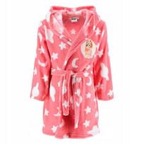 BINGO AND BLUEY DOG GIRL' BATHROBE WARM SOFT pink 110 FN01F pink
