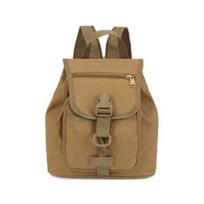Lauko vaikų žygio kuprinė su kvėpuojančiu Oksfordo audiniu stovyklavimui ir dviračių sportui Khaki brown