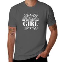 Obstinate HeadStrong Girl, Jane Austen Quote, Book Lover Gift T-Shirt t shirt man luxury cotton t shirt pack T-Shirt 3XL black