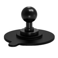 Heavy Duty Action Camera Adhesive Suction Cup Feature 17mm Universal Ballhead For Glass Tile Metal Surfaces 1 black