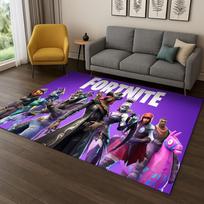 3D F-Fortnite žaidimo animacinis kilimas kilimėlis miegamojo svetainės sofos prie durų namų dekoravimui, vaikų žaidimų zonos kilimėlis neslystantis Kalėdų dovana 40x60cm