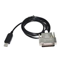 FTDI Chip USB to DB25 Male Adapter RS232 Serial Communication Cable for YASNAC LX3 MX3 CNC System Machining Centers 1.8M Cable A