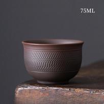 Jianshui Purple Pottery Gaiwan Ceramic Handmade Household Kung Fu Tea Set Tea Bowl Tea Cup Tea Maker Tea Ceremony Tea Tureen black