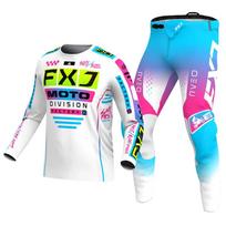 motokroso pavarų komplektas vaikams 4 5 6 7 8 9 10 11 12 13 metų Jaunimas vaikas Motociklas berniukas Mergaitė Jersey Pant Kits lenktyninis kostiumas Visureigis Enduro MX MTB M-22 blue