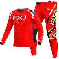 motokroso pavarų komplektas vaikams 4 5 6 7 8 9 10 11 12 13 metų Jaunimas vaikas Motociklas berniukas Mergaitė Jersey Pant Kits lenktyninis kostiumas Visureigis Enduro MX MTB S-20 red