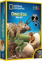 Kasinėjimo rinkinys National Geographic Dino Egg, įvairių spalvų
